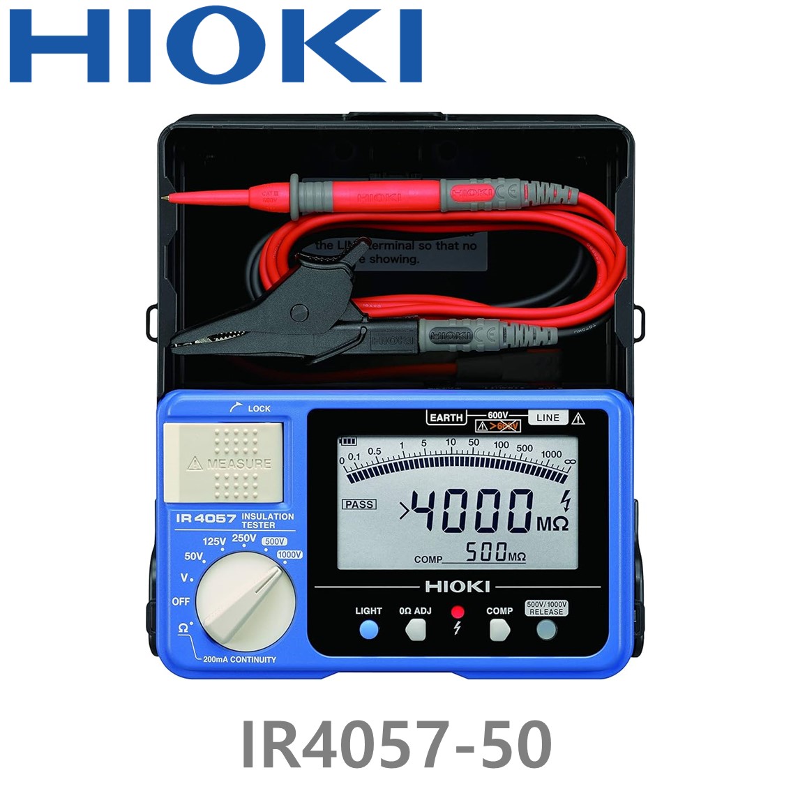 [ HIOKI ] IR4057-50, 50~1000V, 디지털 절연저항계, Digital Insulation Tester