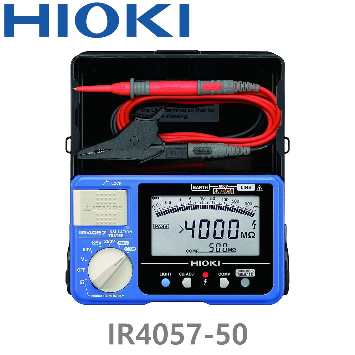 HIOKI IR4057-50  50~1000V, 디지털 절연저항계, Digital Insulation Tester