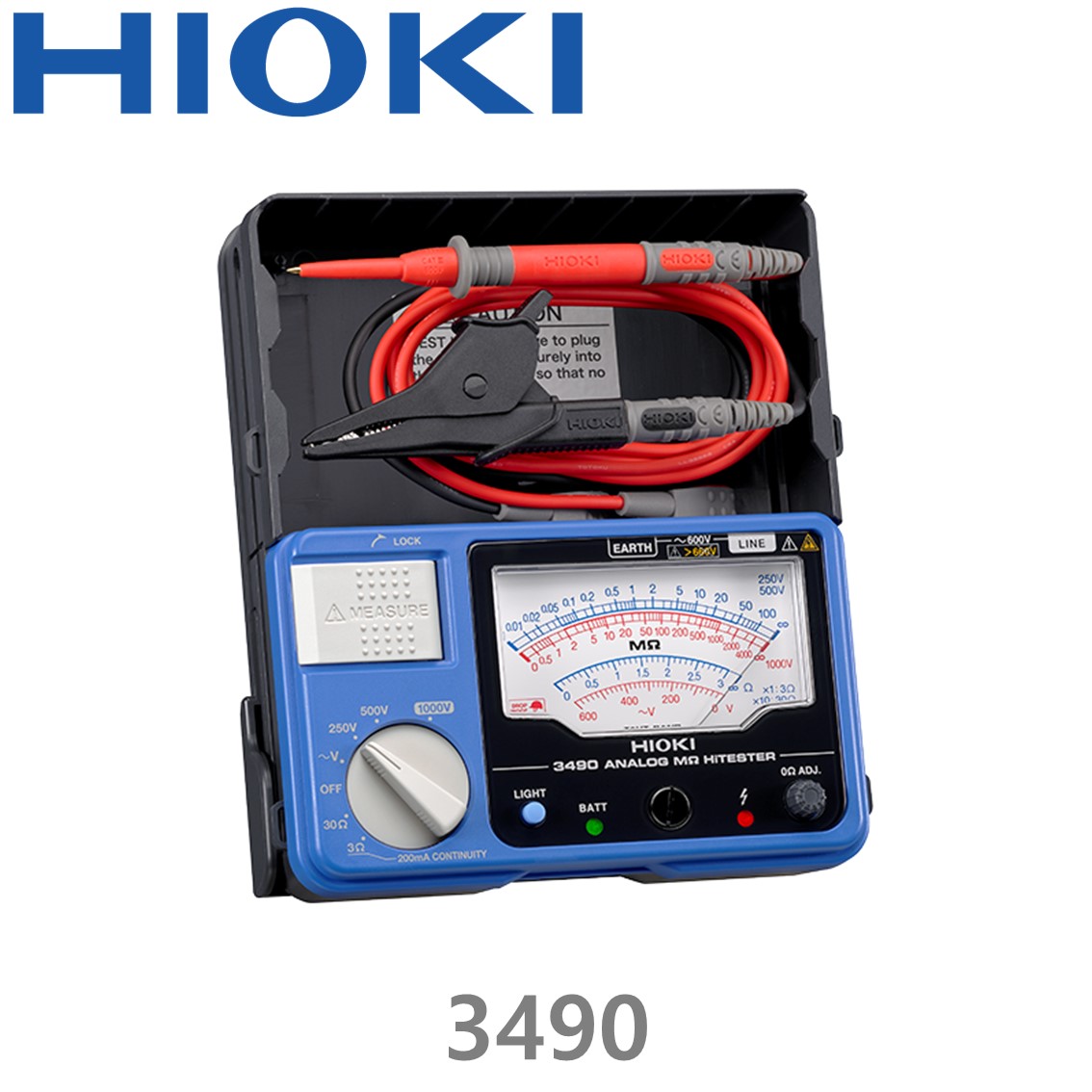 HIOKI 3490  250V~1000V, 아날로그 절연 저항계