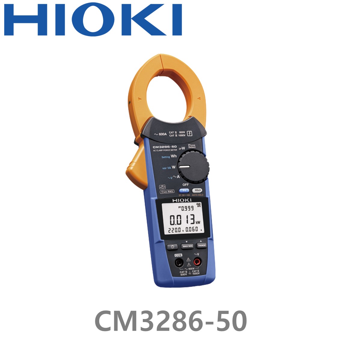 [ HIOKI ] CM3286-50 600A, AC 클램프 파워 미터