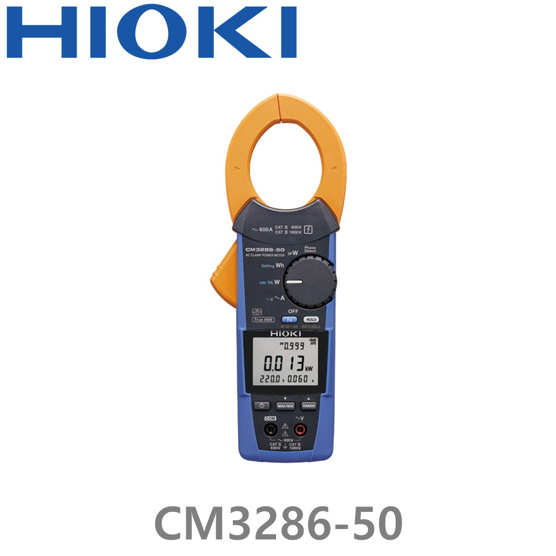 [ HIOKI ] CM3286-50 600A, AC 클램프 파워 미터