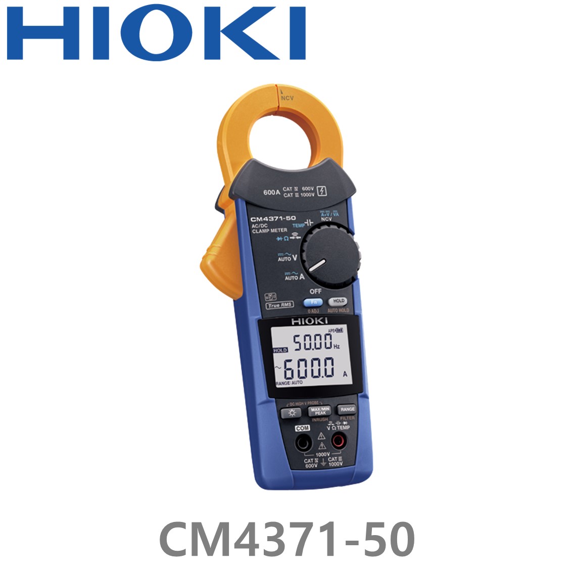 [ HIOKI ] CM4371-50 600A, AC/DC 클램프미터