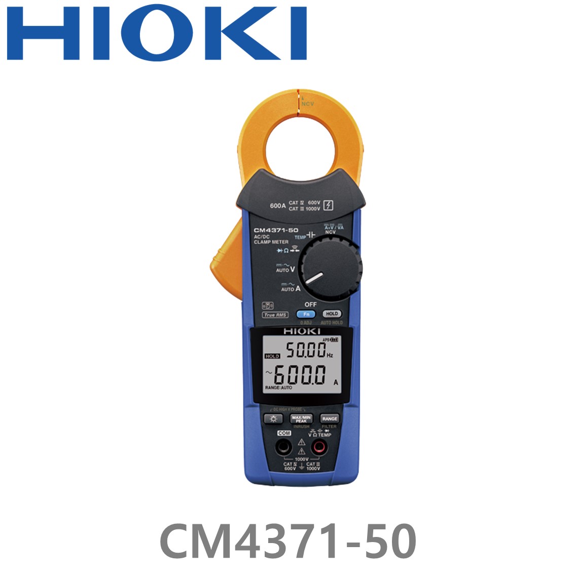 [ HIOKI ] CM4371-50 600A, AC/DC 클램프미터