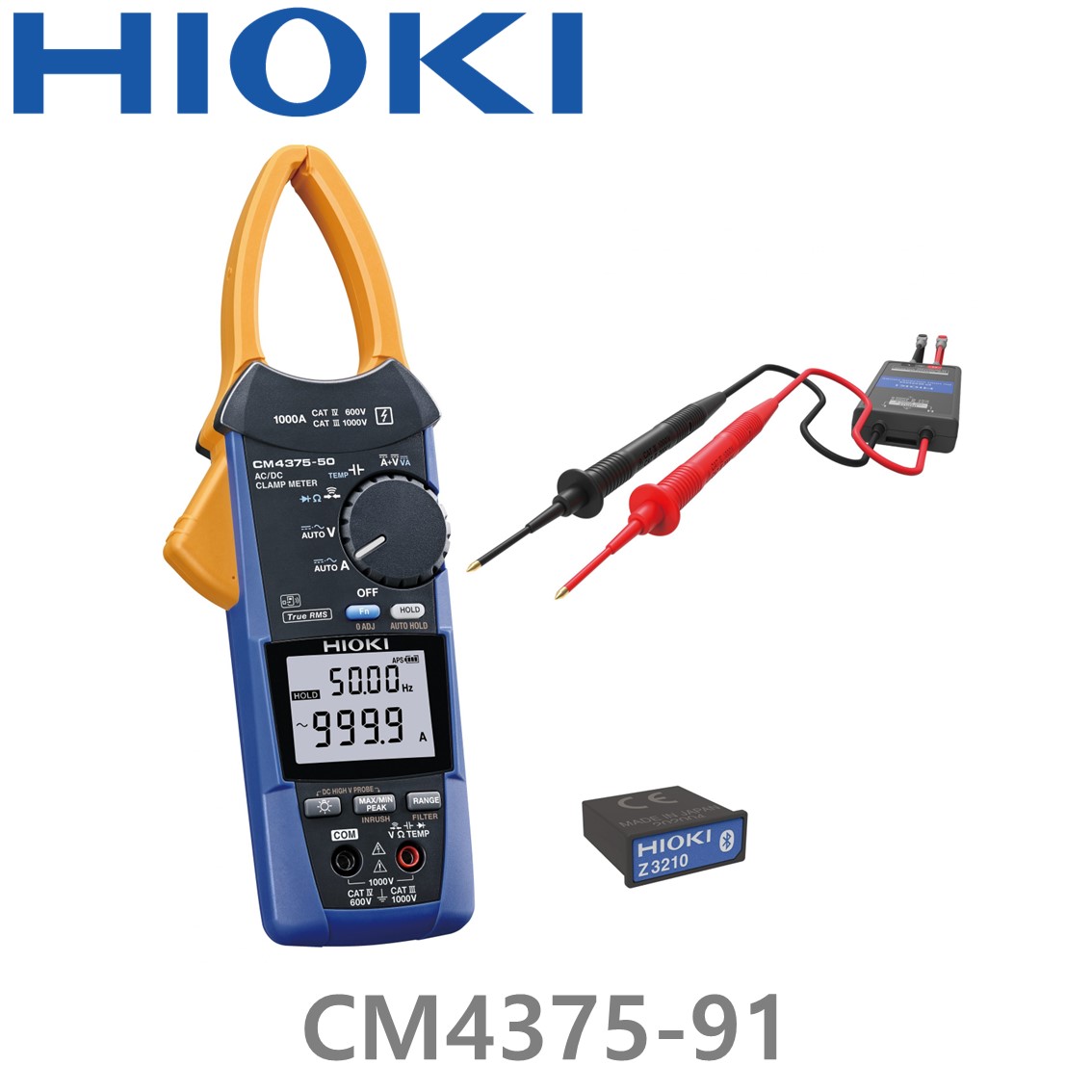 HIOKI CM4375-91  1000A, AC/DC 클램프미터 ,직류 고전압 프로브 P2000 세트