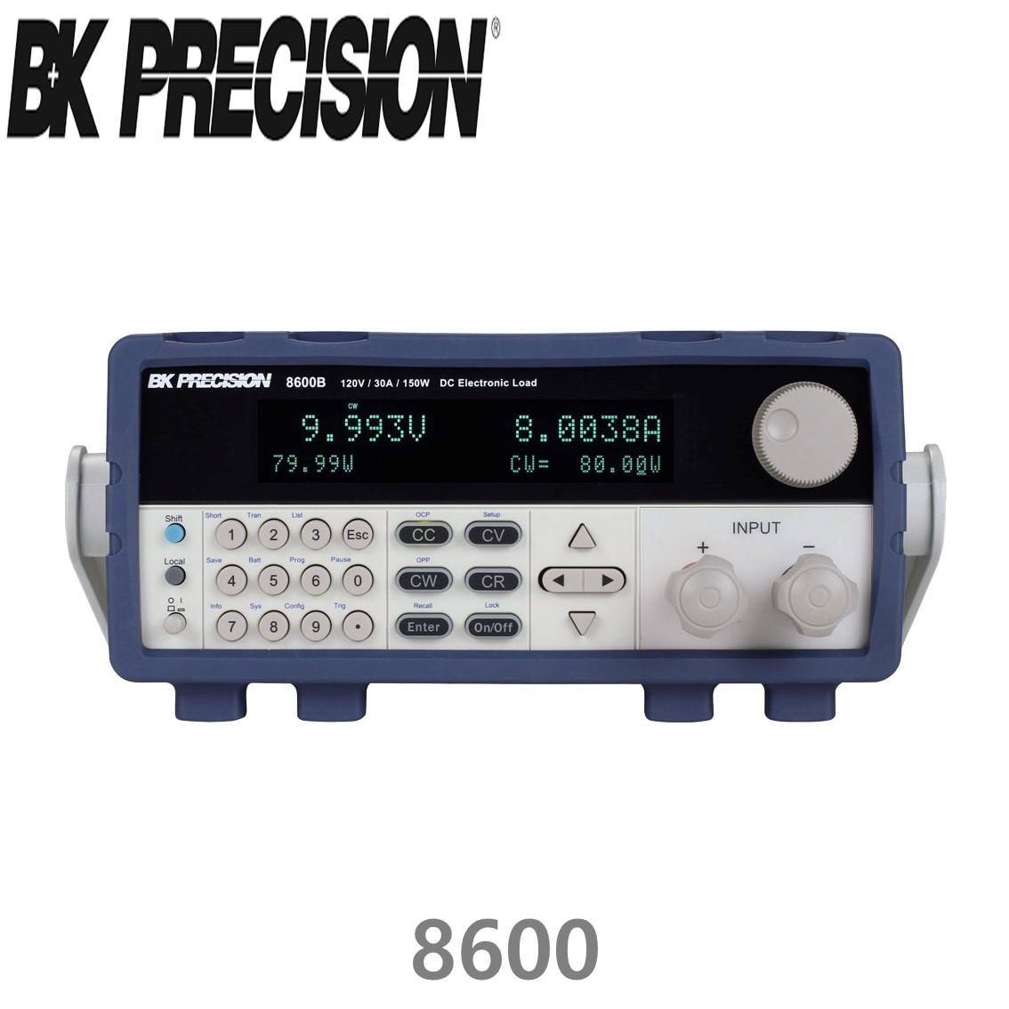 [ BK PRECISION ] BK 8600  120V/30A/150W DC전자로드