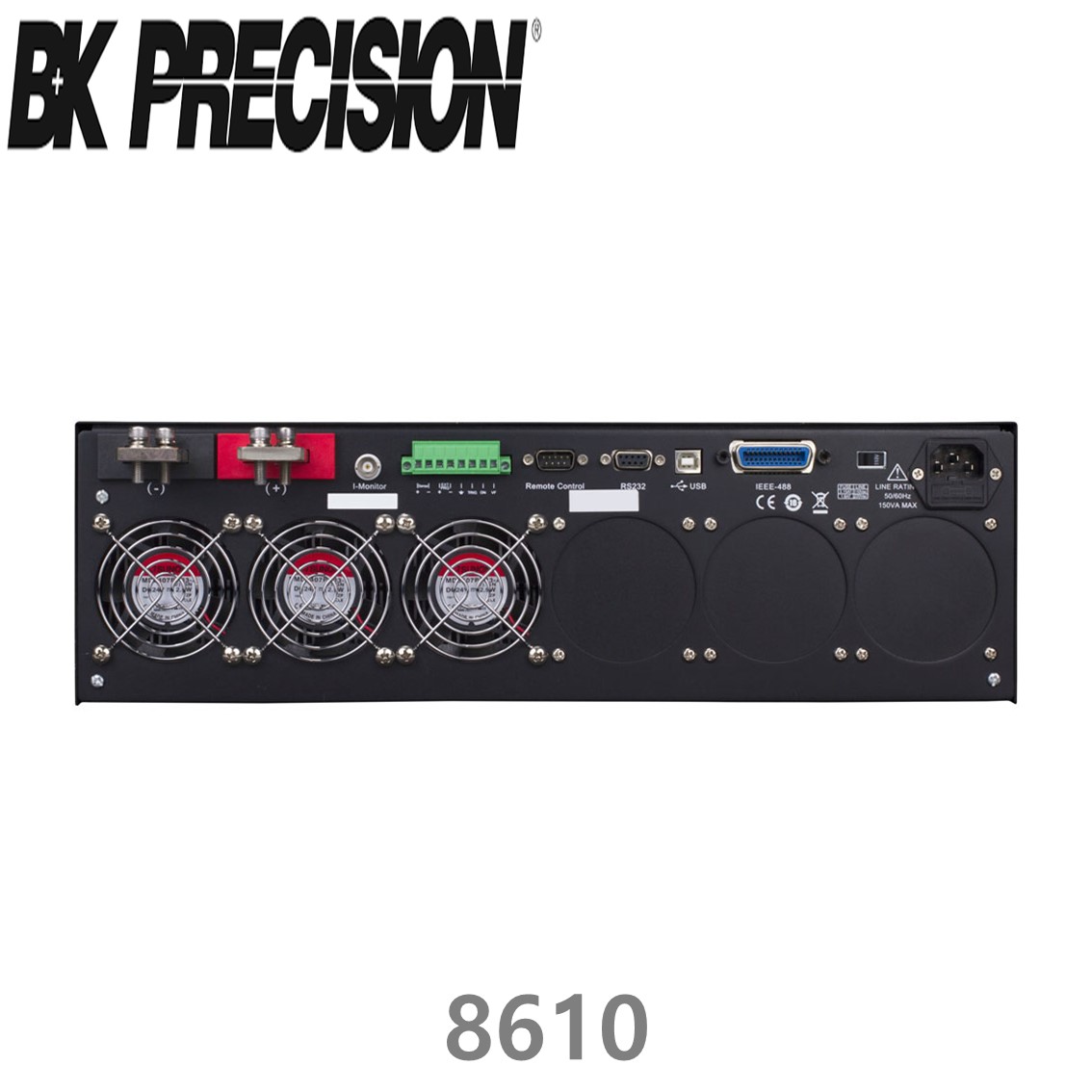 [ BK PRECISION ] BK 8610, 750W Programmable DC Electronic Load, 프로그래머블 DC 전자로드, B&K 8610