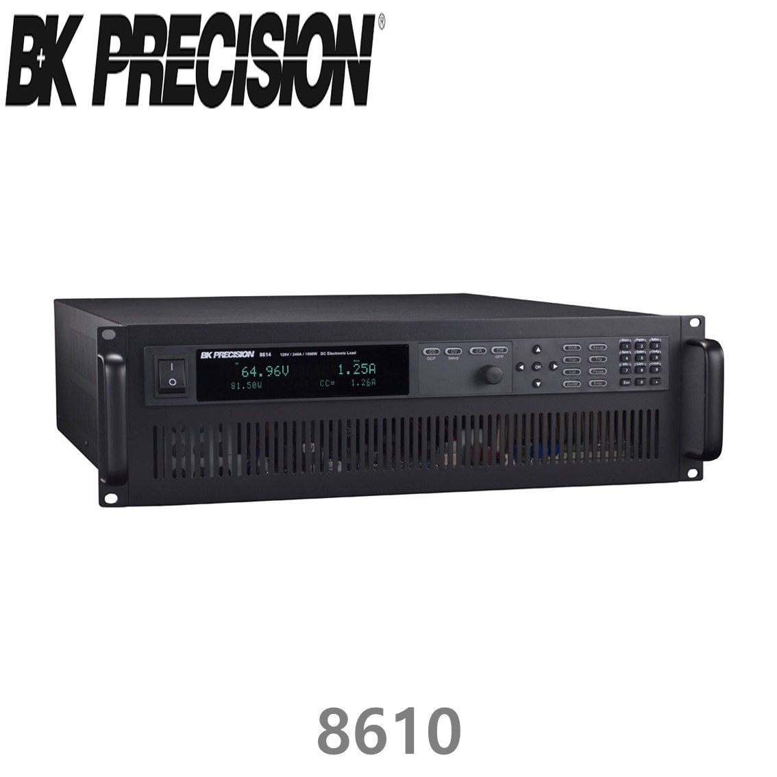 [ BK PRECISION ] BK 8610, 750W Programmable DC Electronic Load, 프로그래머블 DC 전자로드, B&K 8610