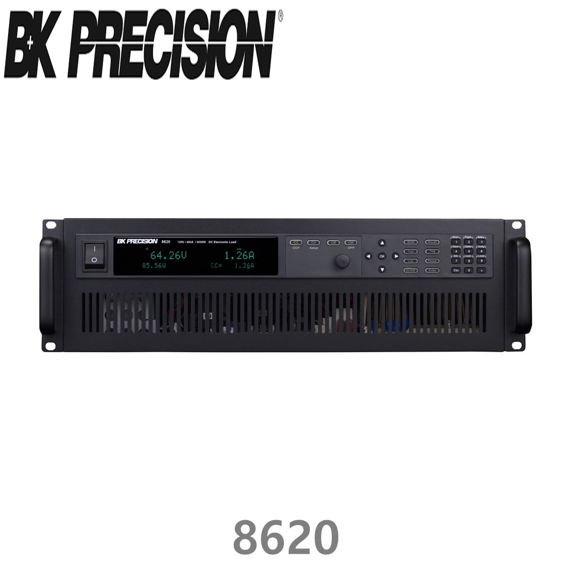 [ BK PRECISION ] BK 8620, 120V/480A(3000W), DC Electronic Load, DC전자부하기, B&K 8620