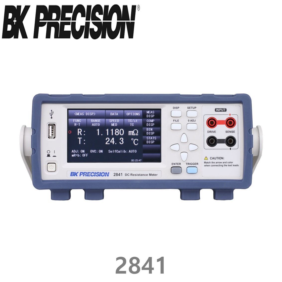 [ BK PRECISION ] BK 2841, 0.1uΩ ~1㏁, Digital Milliohm Meter, LPR, Low Power Resistance, 밀리옴메타, 저저항측정기, B&K 2841