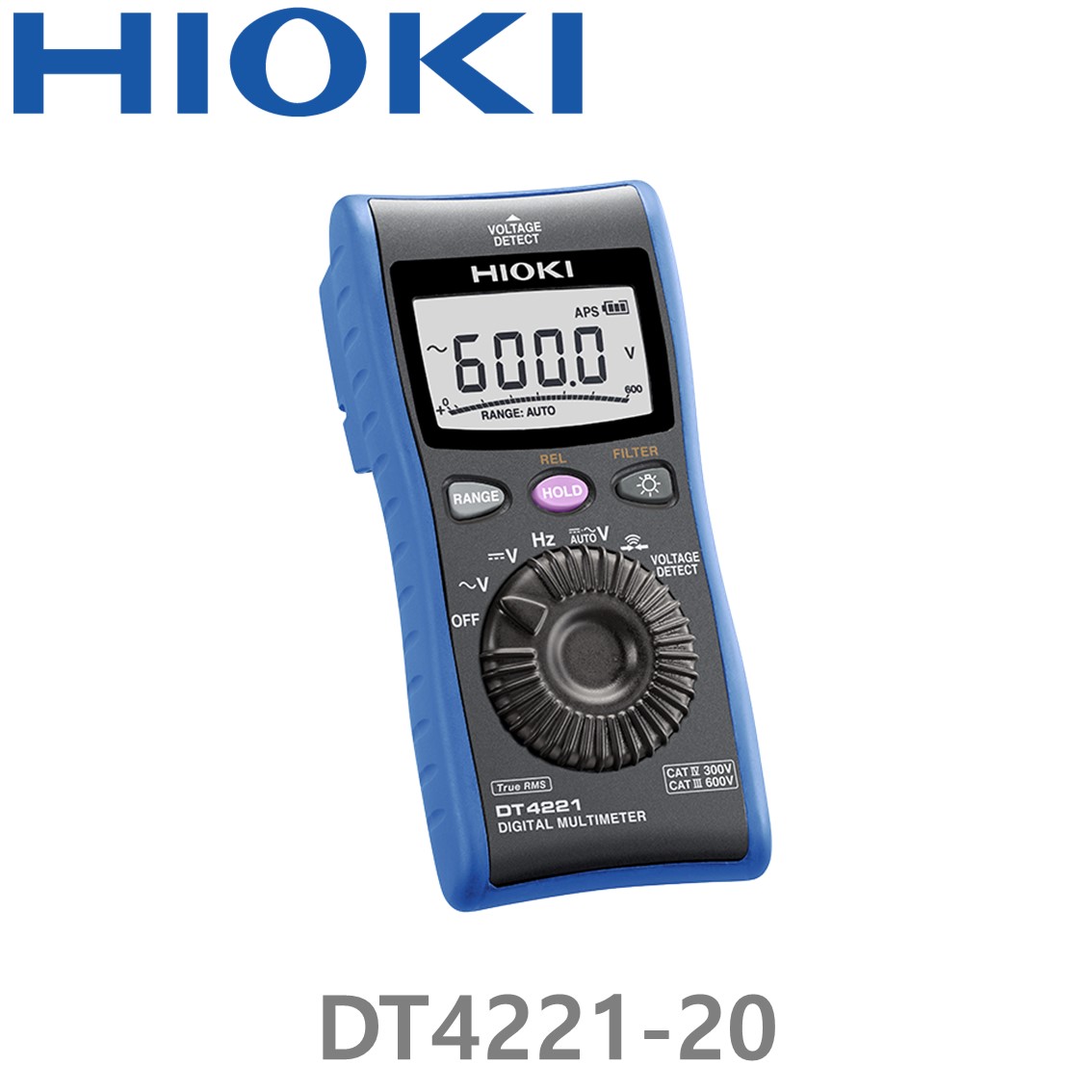 [ HIOKI ] DT4221-20 6000 Count, 디지털 멀티미터, DIGITAL MULTIMETER