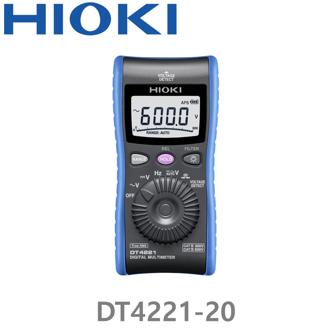 [ HIOKI ] DT4221-20 6000 Count, 디지털 멀티미터, DIGITAL MULTIMETER