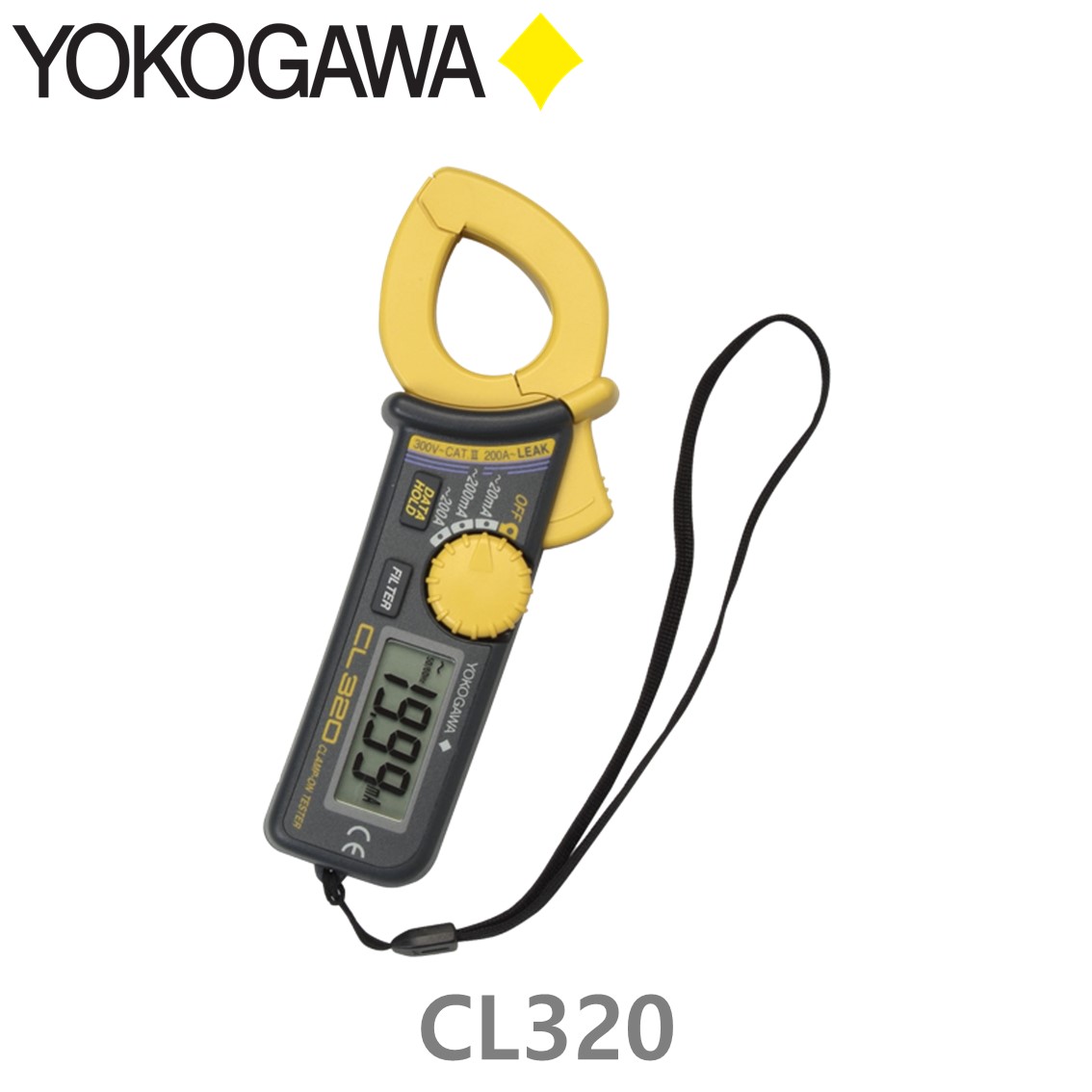 [ YOKOGAWA ] CL320 누설 클램프 테스터, 누설전류, 200A