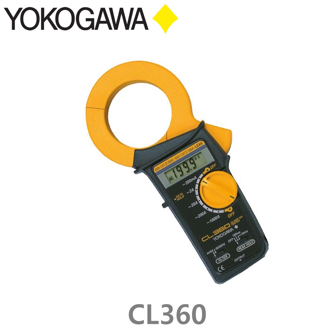 [ YOKOGAWA ] CL360 누설 클램프 테스터, 누설전류 100A