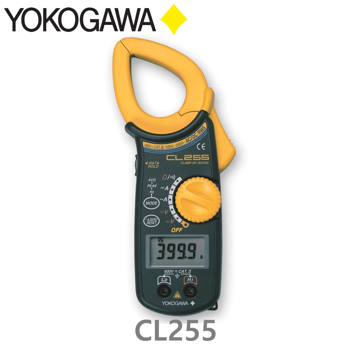 [ YOKOGAWA ] CL255 클램프 테스터, True RMS, AC/DC 2000A