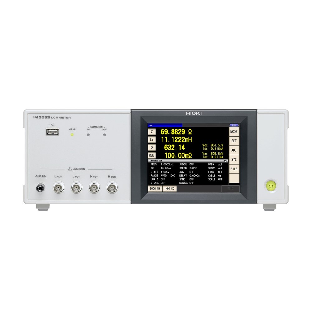 HIOKI IM3570 4Hz~5MHz LCR미터 IMPEDANCE ANALYZER