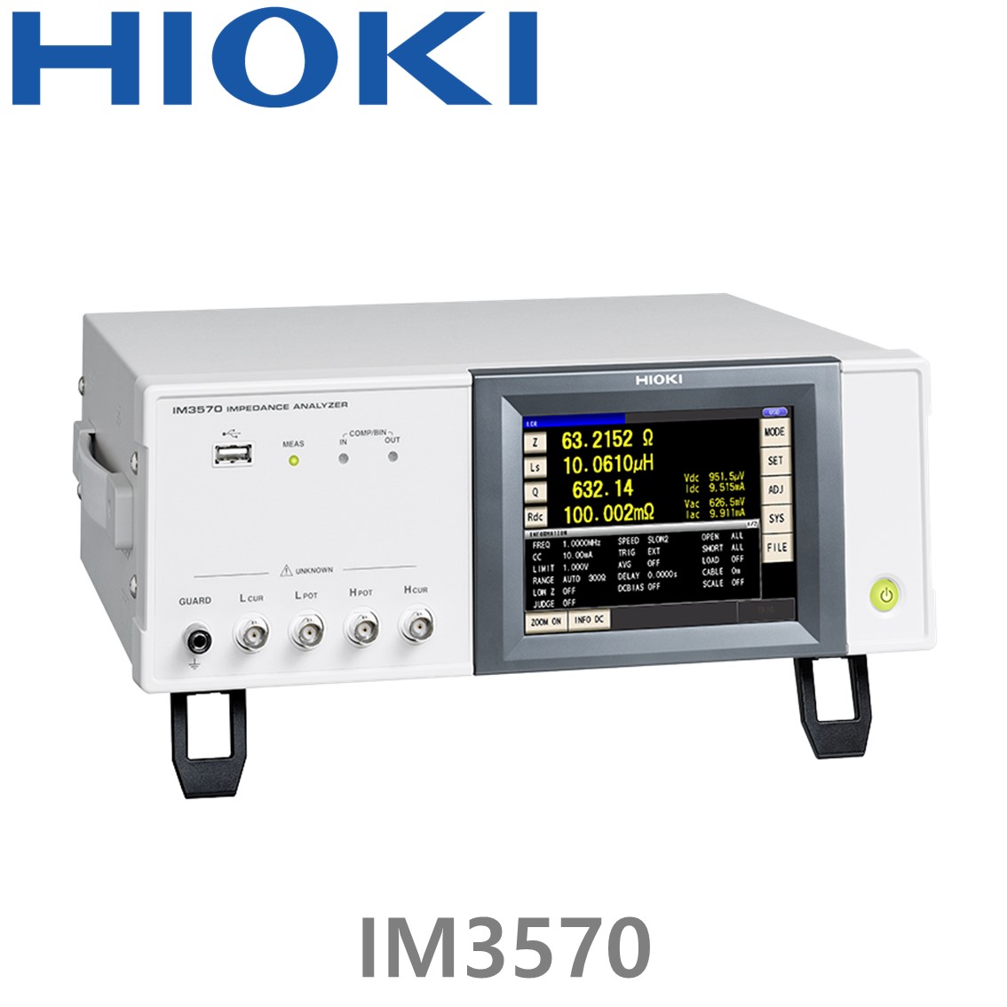 [ HIOKI ] IM3570 4 Hz~5 MHz, 임피던스 아날라이저, IMPEDANCE ANALYZER 보류