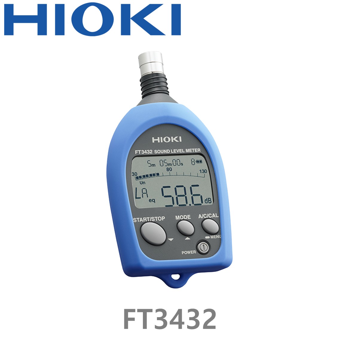[ HIOKI ] FT3432 소음계, 30 dB~137 dB, 형식 승인 취득 소음계