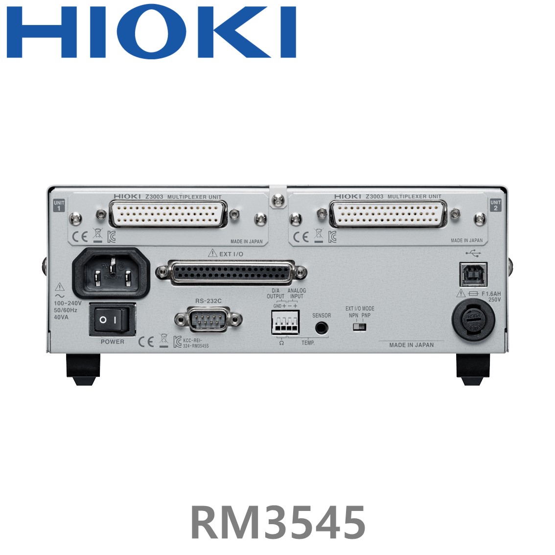 [ HIOKI ] RM3545 저항계, 밀리옴미터, RESISTANCE METER