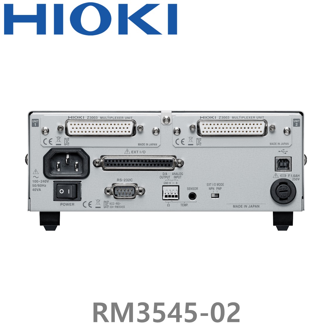 HIOKI RM3545-02  저항계, RESISTANCE METER