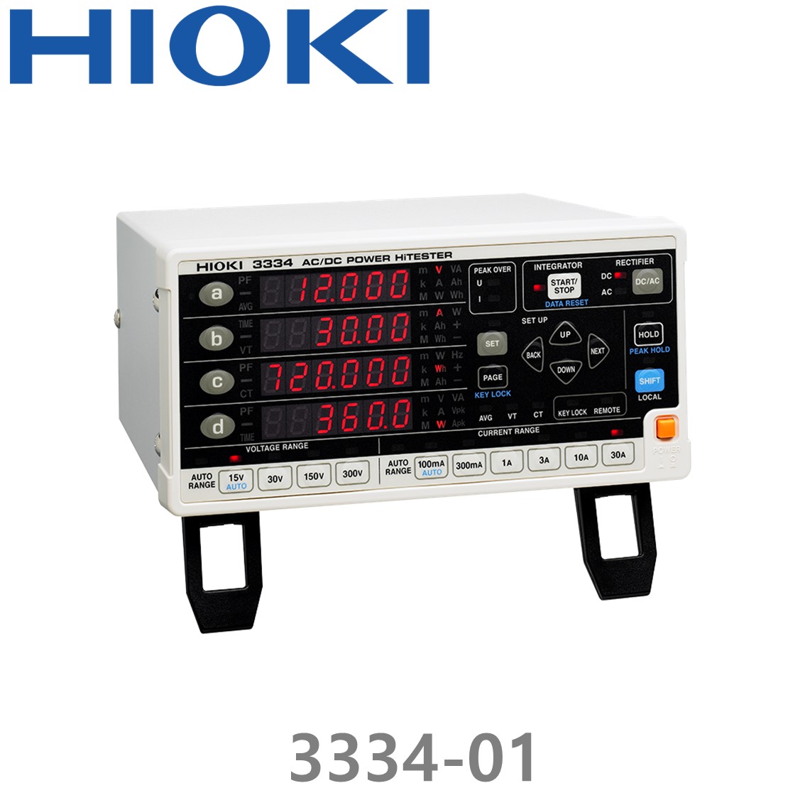 [ HIOKI ] 3334-01 AC/DC 파워 하이 테스터, 단상전력계, AC/DC파워미터, GPIB인터페이스