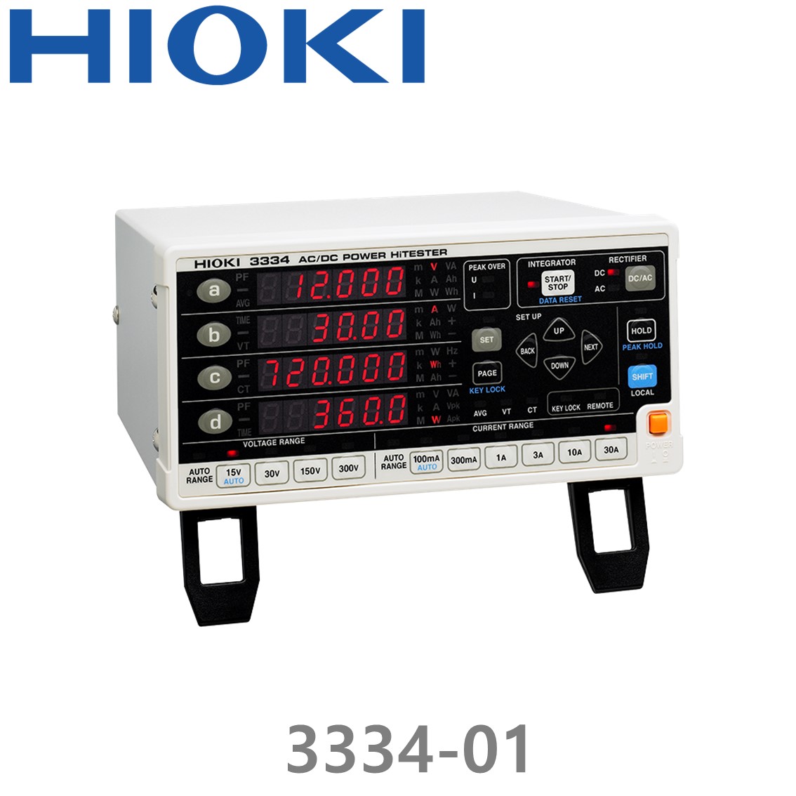 HIOKI 3334-01  AC/DC 파워 하이 테스터, 단상전력계, AC/DC파워미터, GPIB