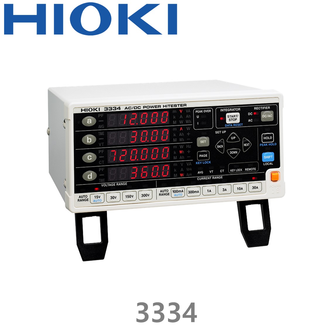 HIOKI 3334  AC/DC 파워 하이 테스터, 단상전력계, AC/DC파워미터