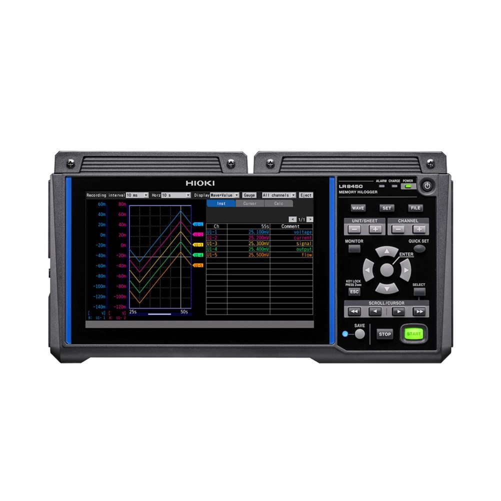 HIOKI LR8450-01 메모리 하이로거, 최대 120채널 확장 - 무선LAN