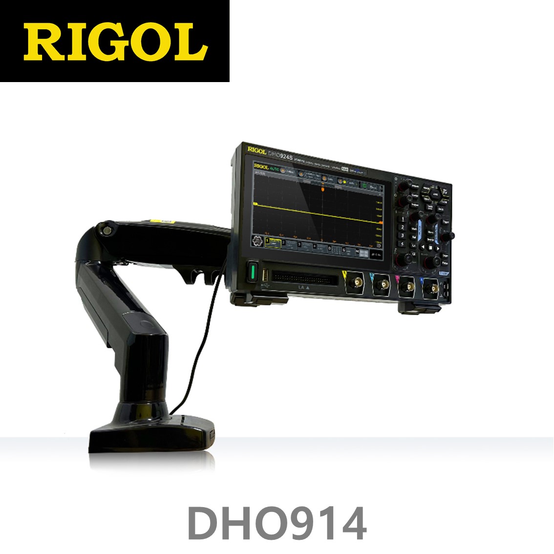 [ RIGOL DHO914 ] 4채널 125MHz 1.25GSa/s 12비트 오실로스코프