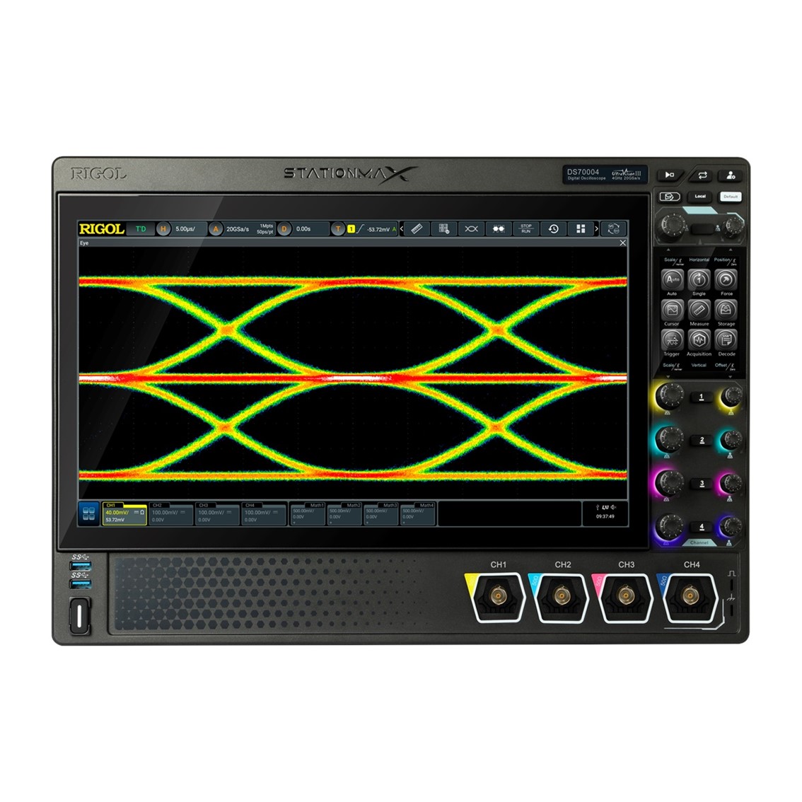RIGOL DS70304  4채널, 3GHz,  20GSa/s  디지털 오실로스코프