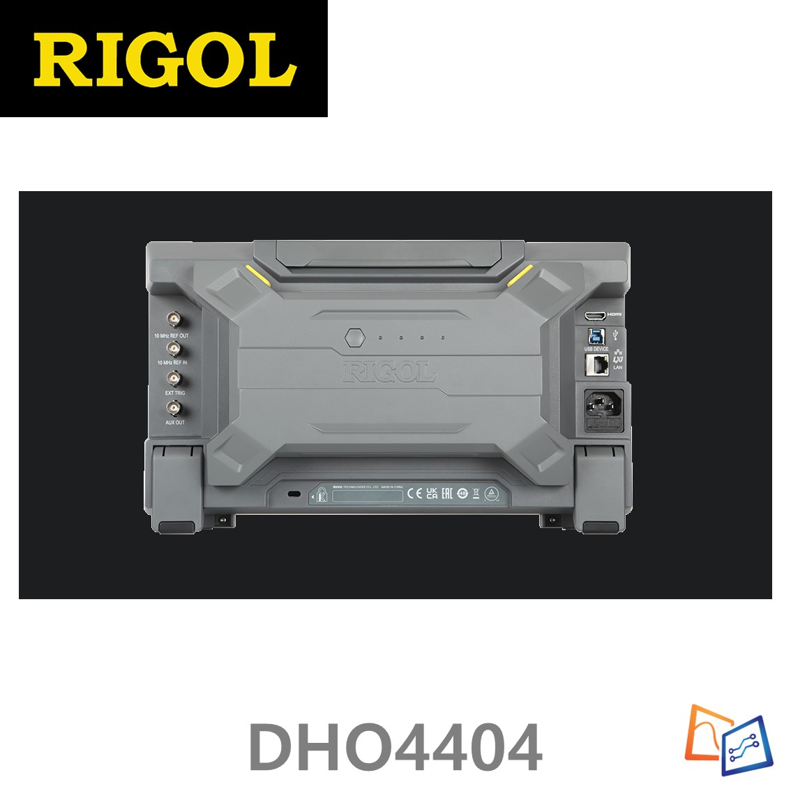 [ RIGOL DHO4404 ] 5GHz 4채널 20GSa/s 1000000 wfms/s 디지털 오실로스코프
