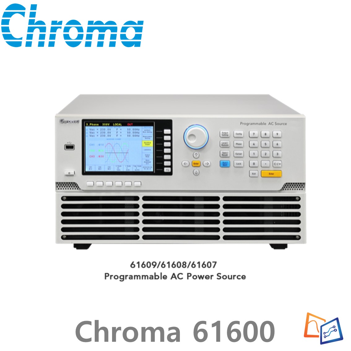 [ Chroma 61601 ] 프로그래머블 AC전원 공급기 크로마 61600 series