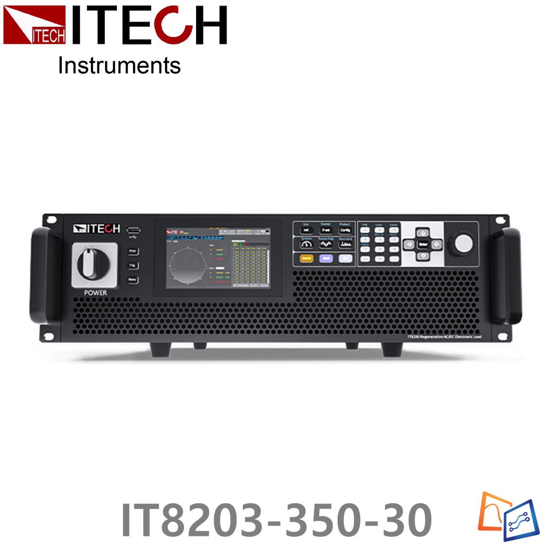 [ITECH] IT8203-350-30 3kVA 회생형 AC/DC 전자부하기, Regenerative AC/DC Electronic Load