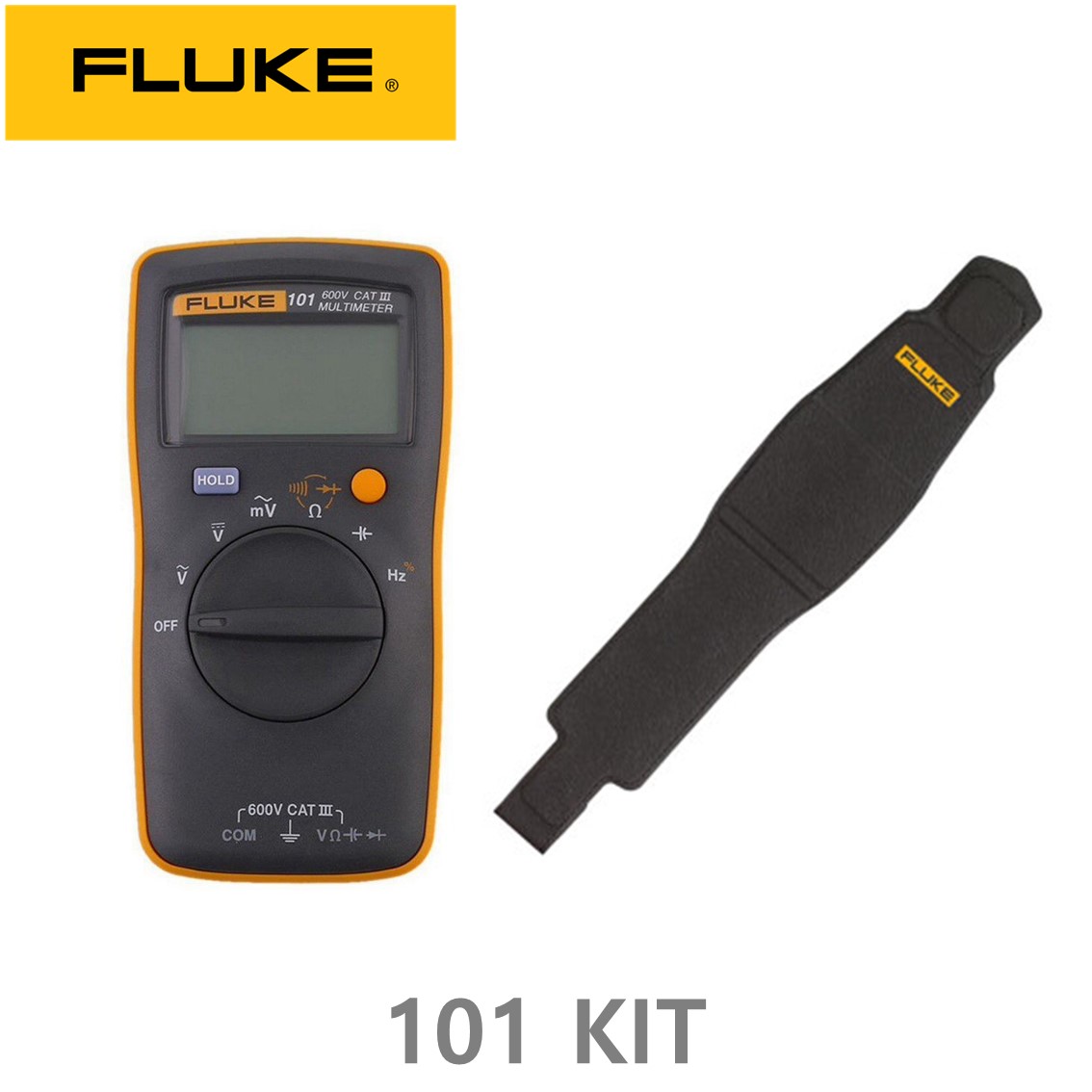 [ Fluke101 KIT ] 포켓 테스터기 멀티테스터기 플루크 101 ( 자석스트랩 포함)