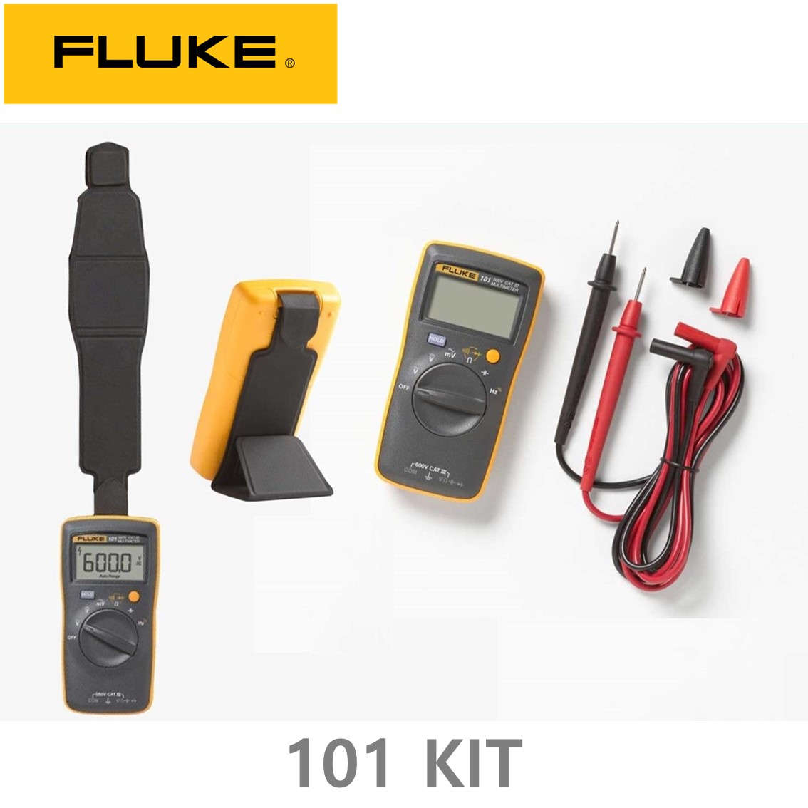 [ Fluke101 KIT ] 포켓 테스터기 멀티테스터기 플루크 101 ( 자석스트랩 포함)