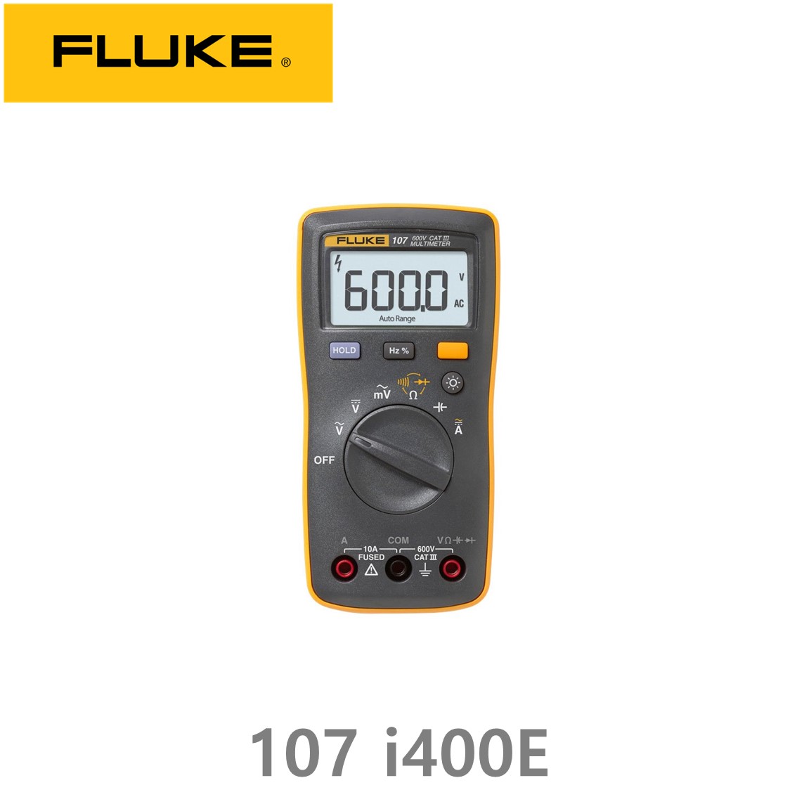 [ Fluke107 i400E ESP ] Fluke 107 디지털 멀티미터 i400E 클램프 번들 ( AC전류프로브 포함 )