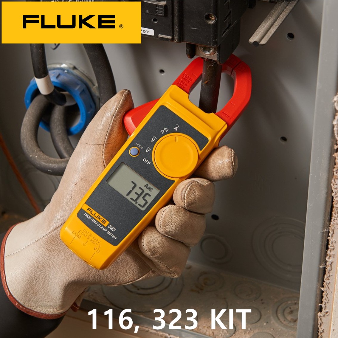 [ FLUKE 116, 323 KIT ] 디지탈 멀티미터, 정품 플루크 116/323 콤보 키트 ( 클램프미터 포함)