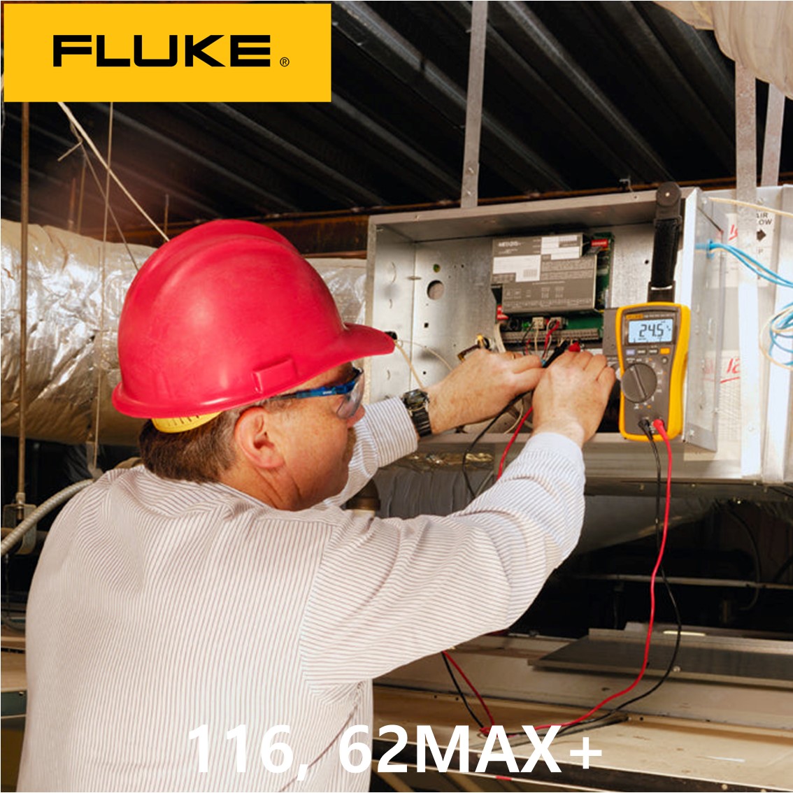 FLUKE 116, 62MAX+  디지탈 멀티미터, 정품 116+플루크 62MAX ( 적외선온도계 콤보 )