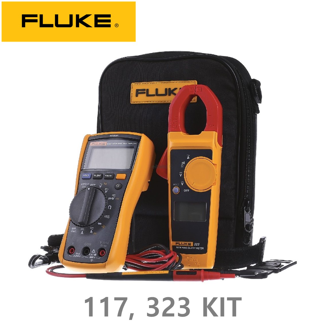 FLUKE 117, 323 KIT  디지탈 멀티미터, 디지탈 테스터 ,정품 117/323 콤보 키트