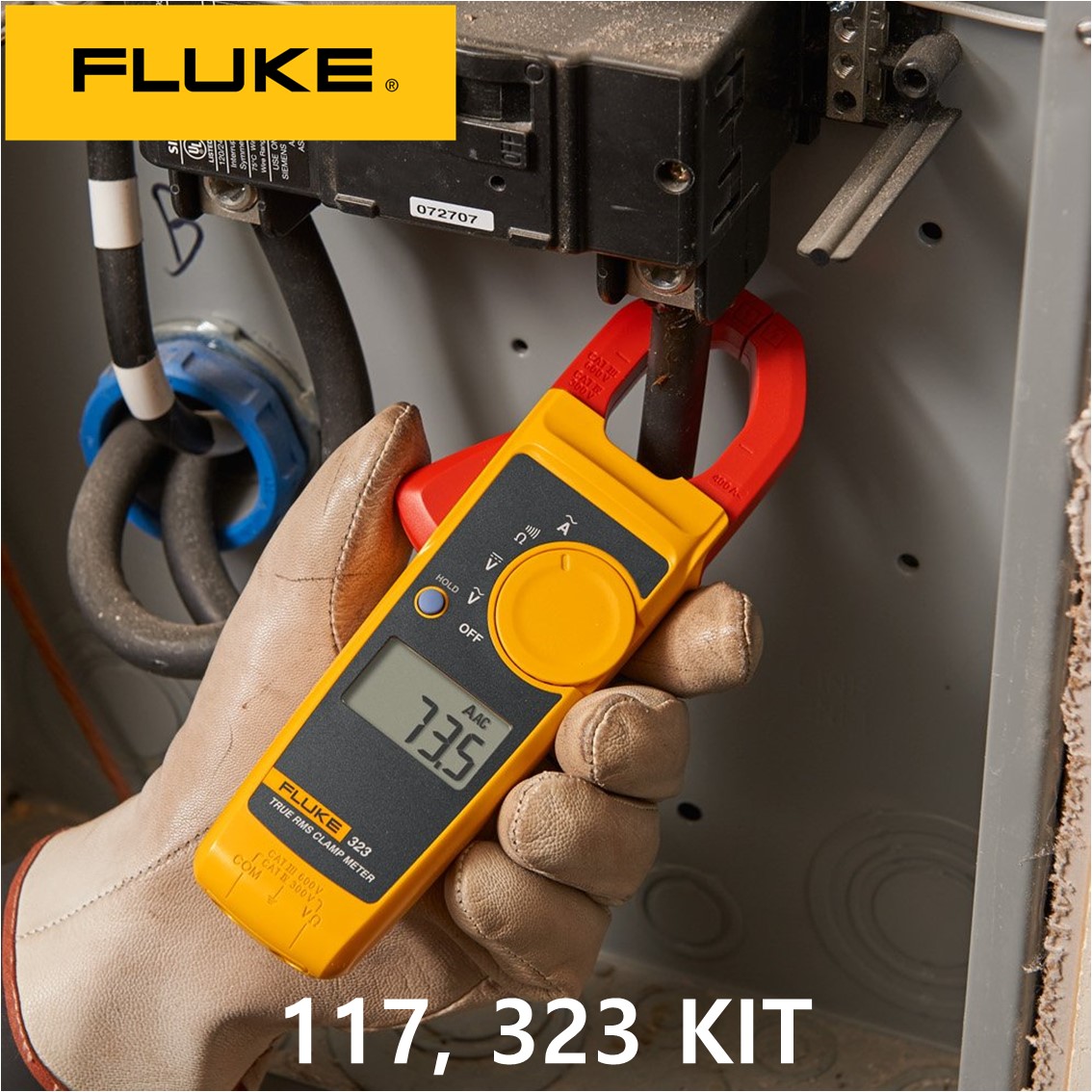 [ FLUKE 117, 323 KIT ] 디지탈 멀티미터, 디지탈 테스터 ,정품 플루크 117/323 콤보 키트