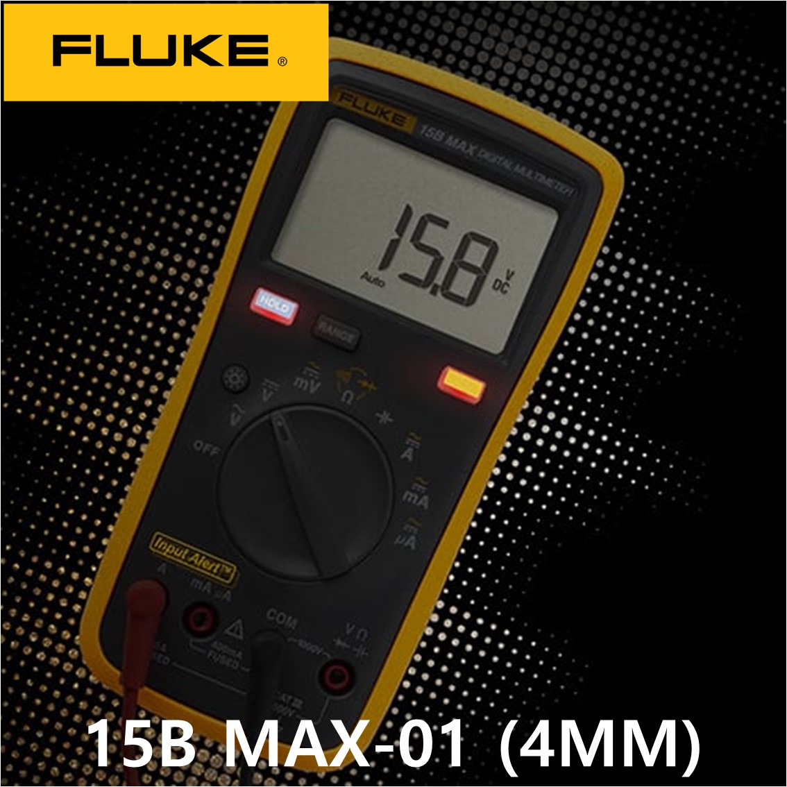 [ FLUKE 15B MAX-01 ] 정품 플루크 15B MAX-01 멀티미터, 테스터기, 4MM 테스트리드