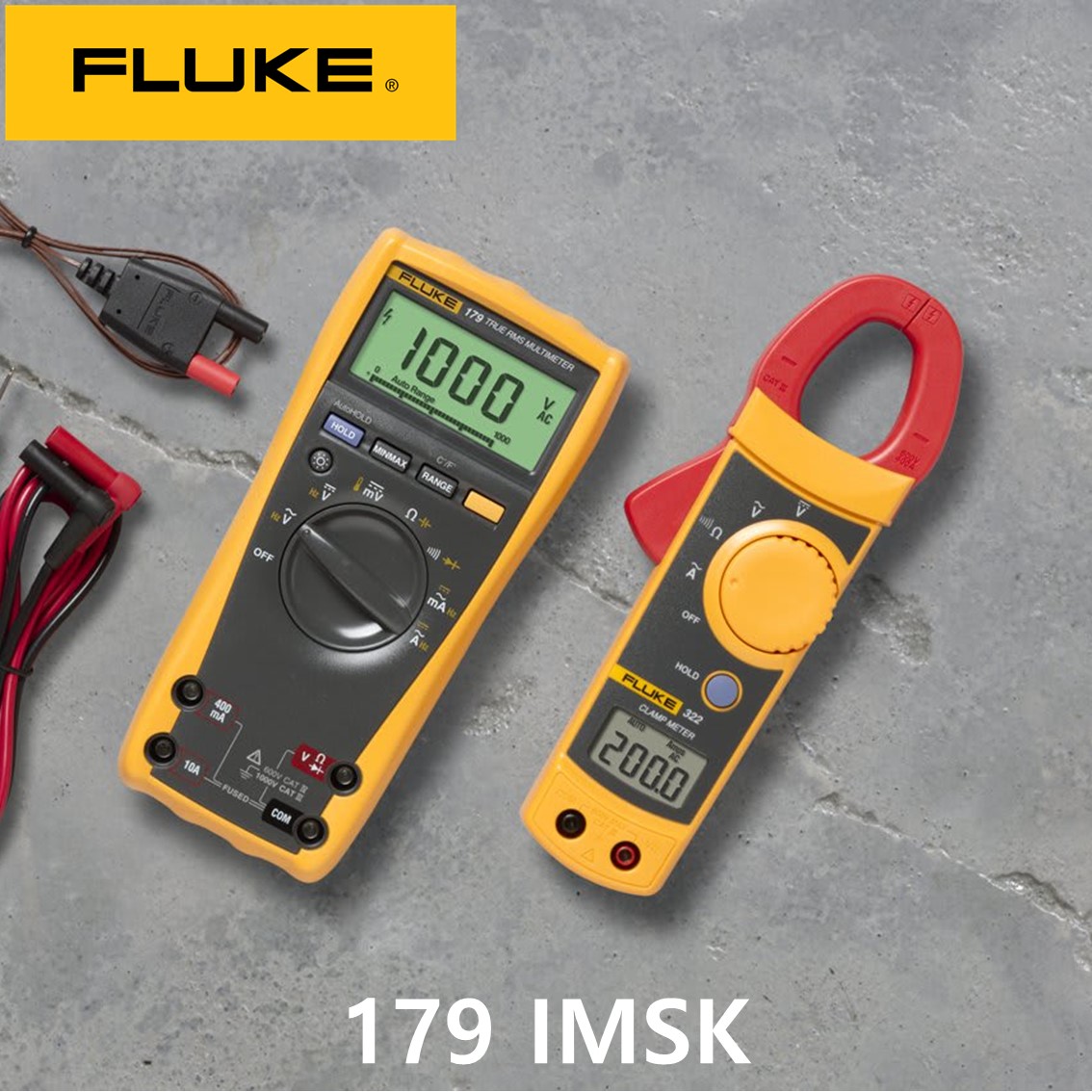 FLUKE 179-2 IMSK  정품 179-2 IMSK 콤보키트, 323전류클램프 포함