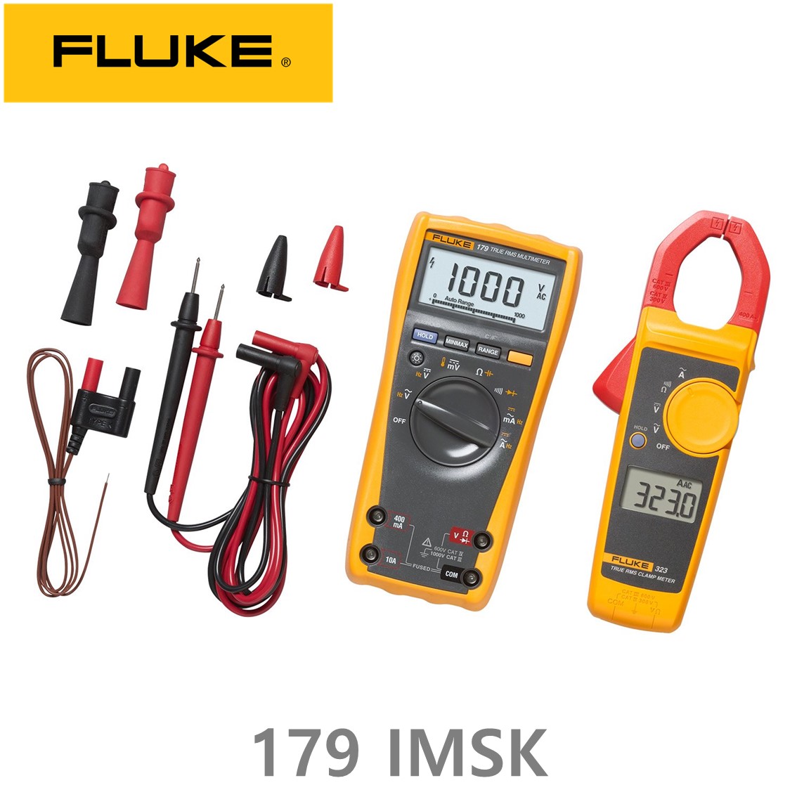 FLUKE 179-2 IMSK  정품 179-2 IMSK 콤보키트, 323전류클램프 포함