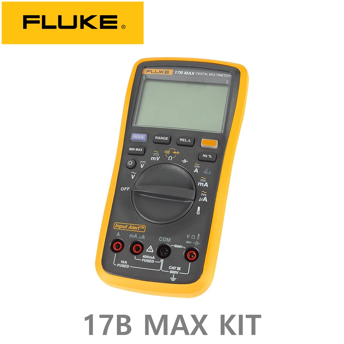 FLUKE 17B MAX KIT  정품 17B MAX KIT 디지털멀티미터, 테스터기 (4MM & 1MM)