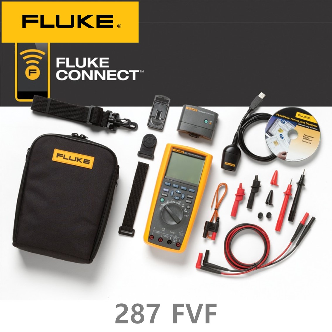 FLUKE 287 FVF  정품 디지털멀티미터 KIT (S/W포함)
