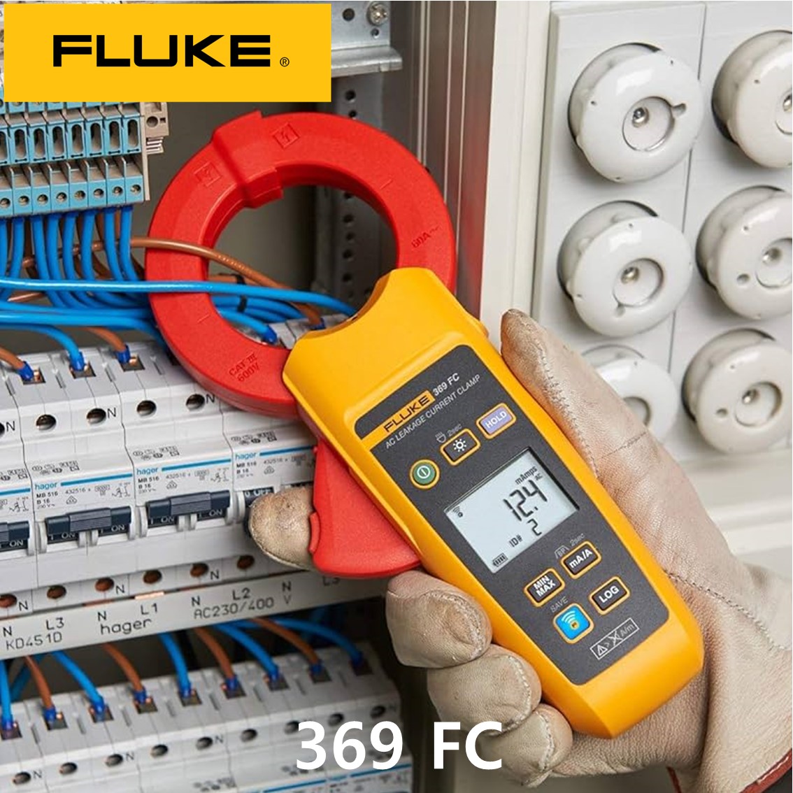 FLUKE 369FC  정품 클램프미터,후쿠메타 무선기능( 61mm JAW)