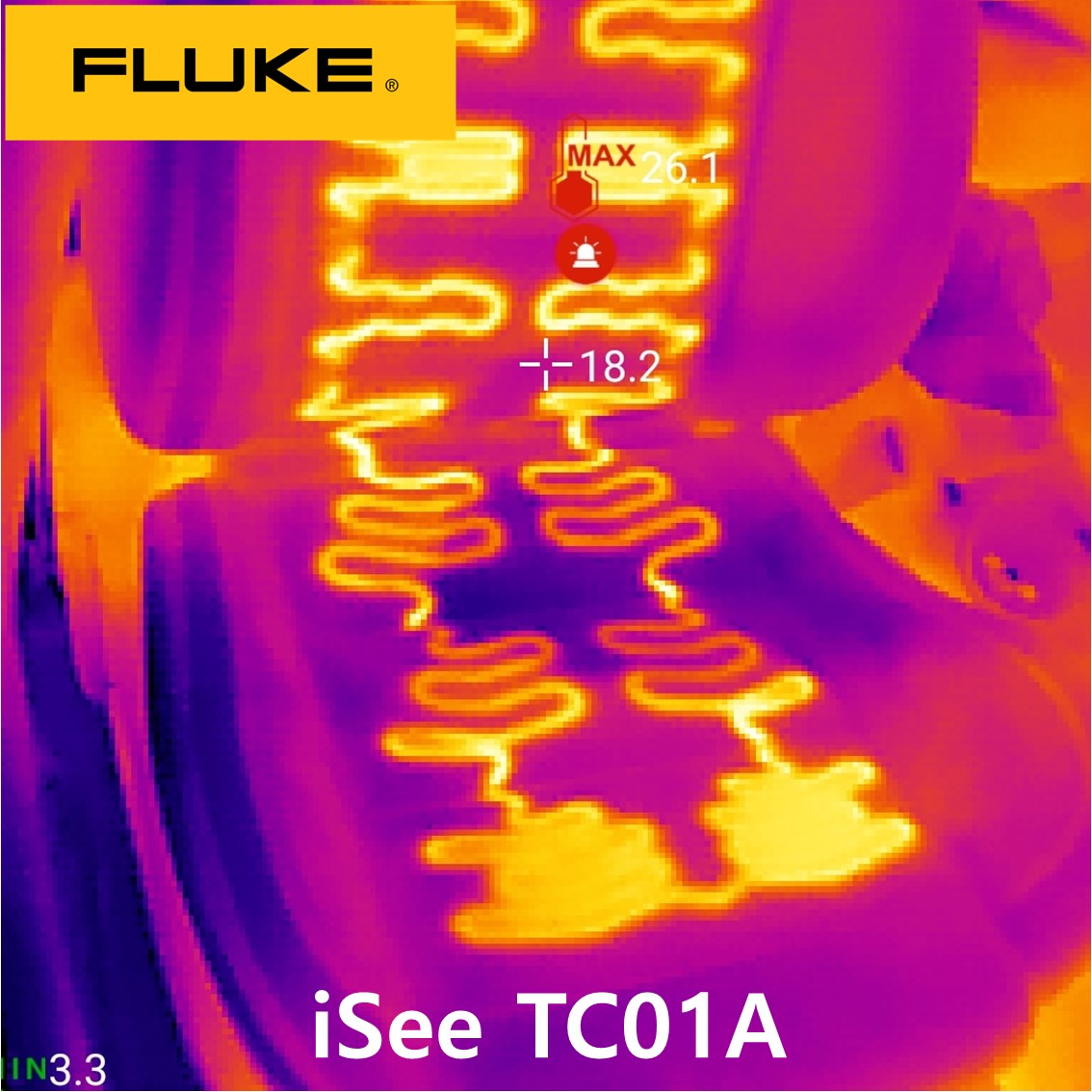 [ Fluke iSee ] 플루크 열화상 카메라, 휴대폰 열화상카메라 TC01A (-10~550℃)