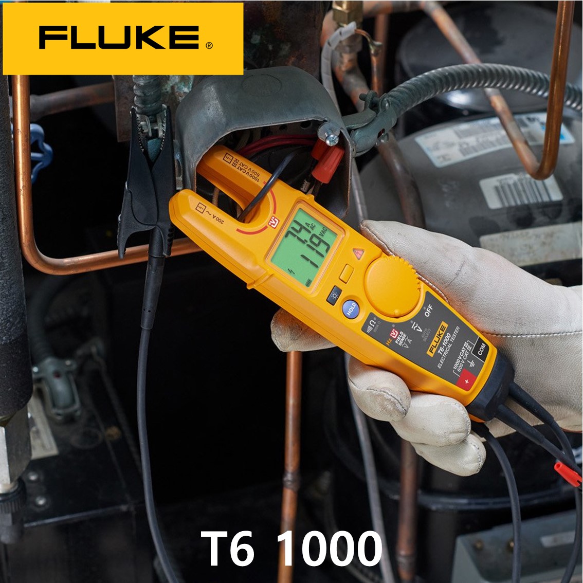 [ FLUKE T6 1000 ] 플루크 오픈형 클램프미터 (1000V,200A)