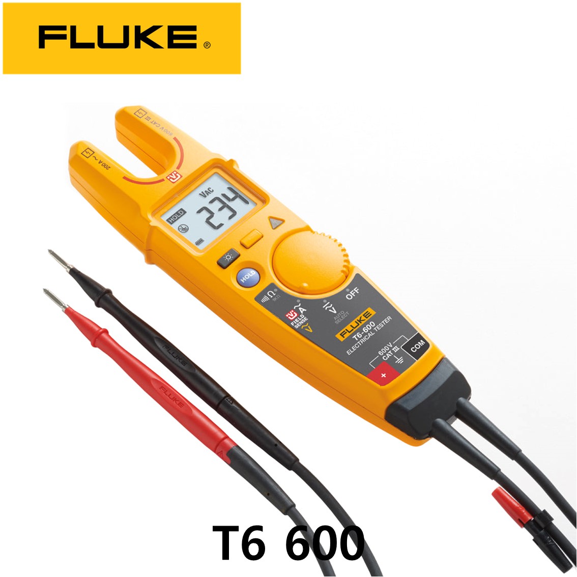 FLUKE T6 600  정품 오픈형 클램프미터 (600V,200A )