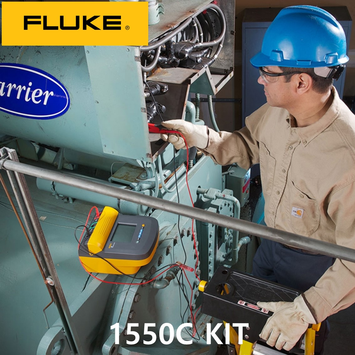 FLUKE 1550C KIT  정품 플루크 절연저항계 1550C KIT (5KV), 절연시험기,  절연저항계 키트