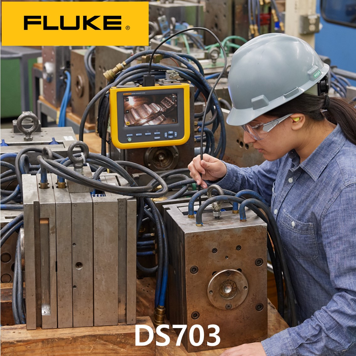 FLUKE DS703  정품 플루크 내시경 카메라 (해상도 1200X720)